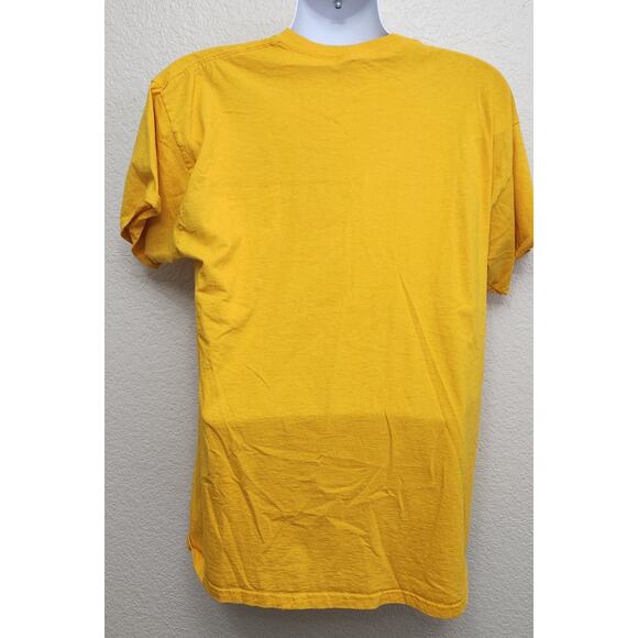 Fruit Of Loom Yellow Chisholm Trail Rangers Swim Team Graphic Shirt XL Stretch - Picture 3 of 4